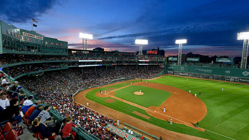 General view of Fenway Park