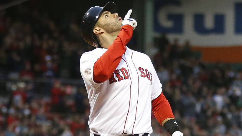 Boston Red Sox outfielder J.D. Martinez