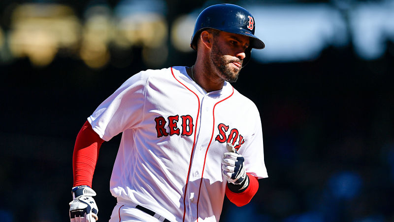 Boston Red Sox outfielder J.D. Martinez