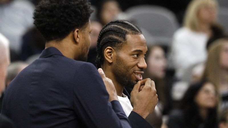Spurs forward Kawhi Leonard