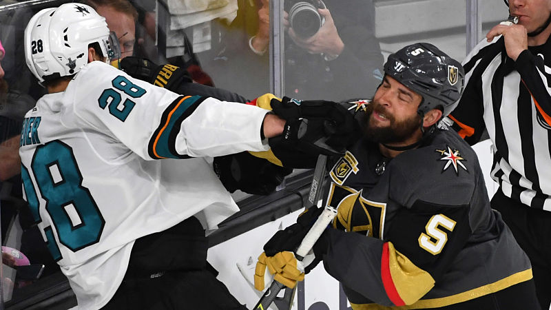 Vegas Golden Knights and San Jose Sharks