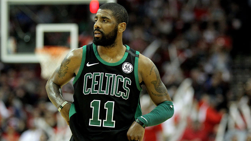 Boston Celtics point guard Kyrie Irving