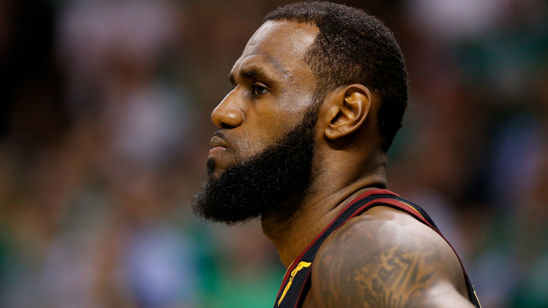 Cavs forward LeBron James