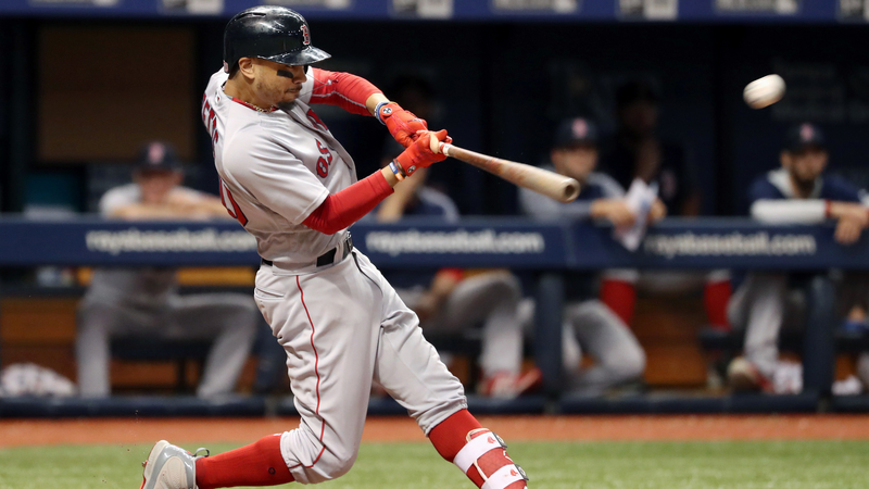 Red Sox outfielder Mookie Betts