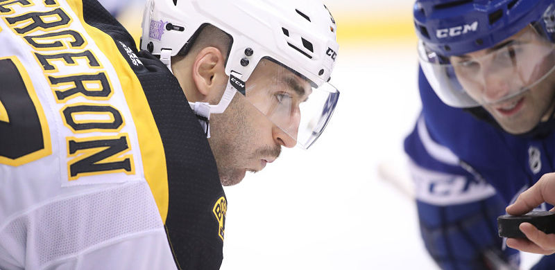 Boston Bruins center Patrice Bergeron