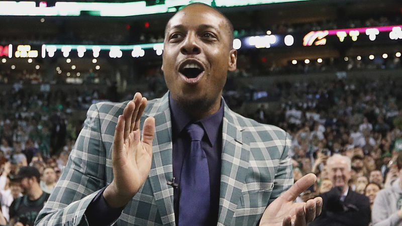 Former NBA player Paul Pierce