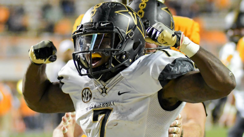 Vanderbilt Commodores running back Ralph Webb