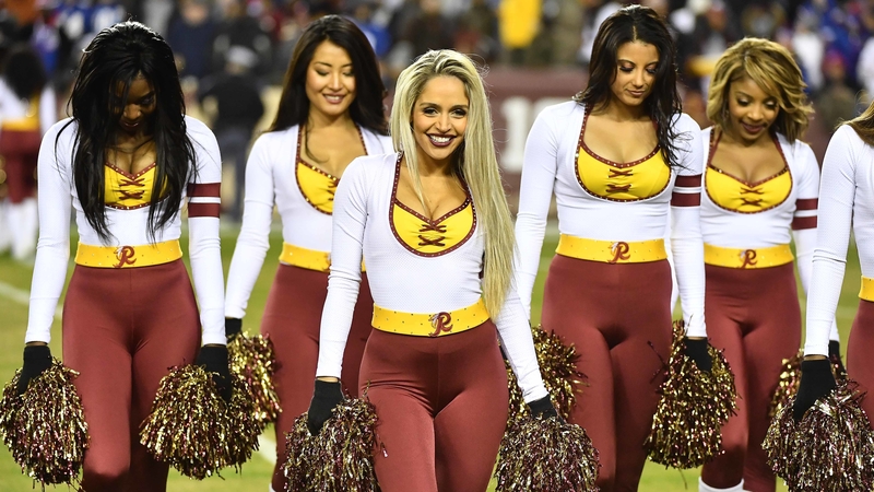 Redskins cheerleaders