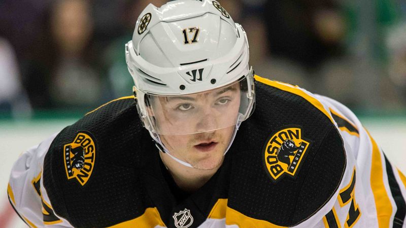 Boston Bruins forward Ryan Donato