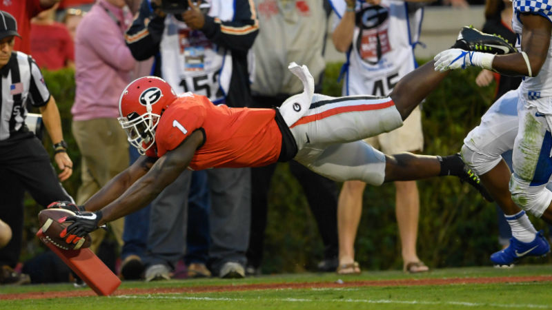 Georgia Bulldogs running back Sony Michel