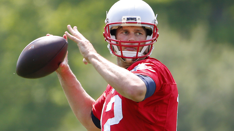 Patriots quarterback Tom Brady