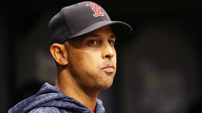 Boston Red Sox manager Alex Cora
