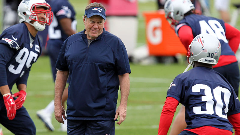New England Patriots head coach Bill Belichick