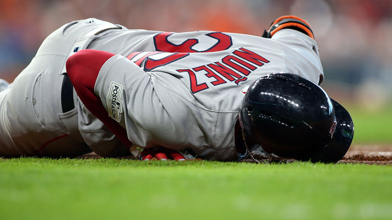 Boston Red Sox infielder Eduardo Nunez