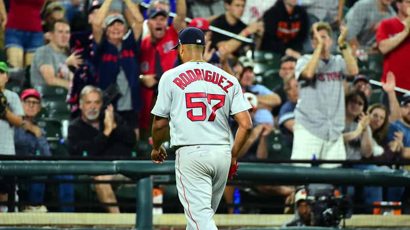 Boston Red Sox pitcher Eduardo Rodriguez