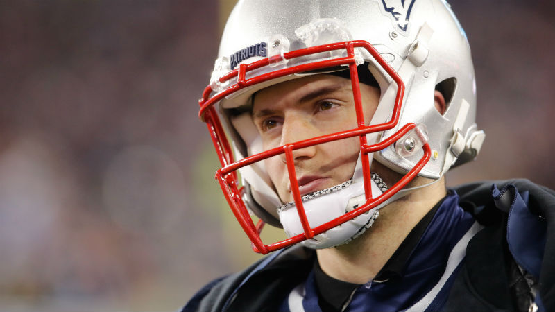 New England Patriots tight end Jacob Hollister