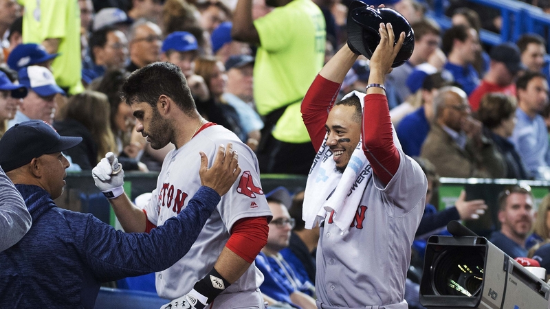 J.D. Martinez and Mookie Betts