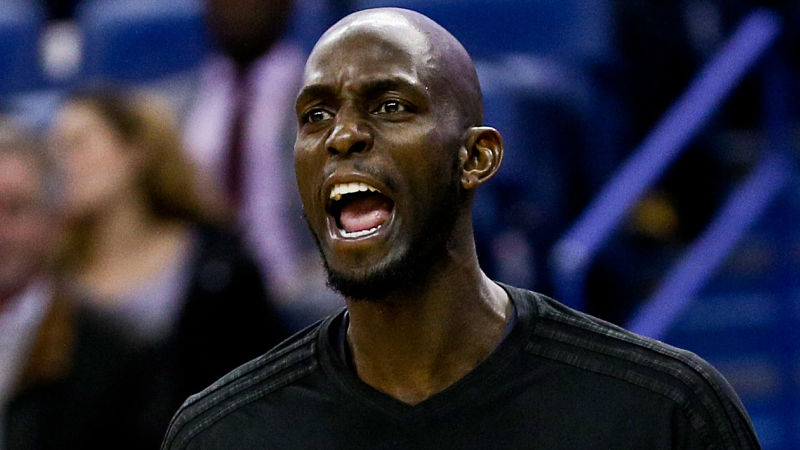 Former NBA player Kevin Garnett