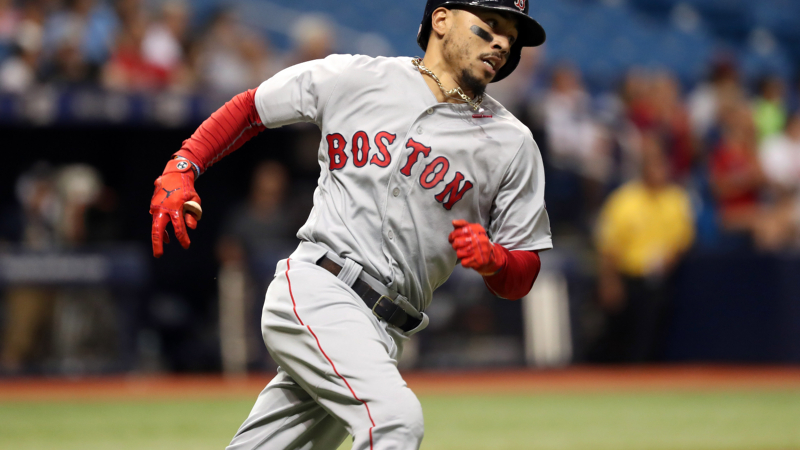 Boston Red Sox right fielder Mookie Betts