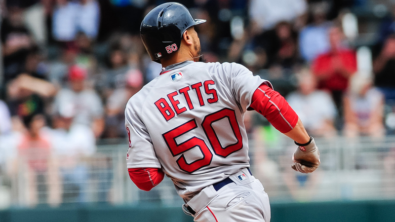 Red Sox outfielder Mookie Betts