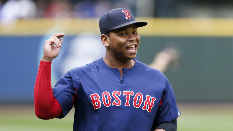 Boston Red Sox third baseman Rafael Devers