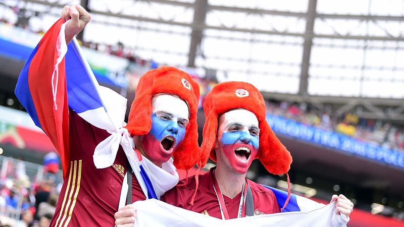 Russia fans