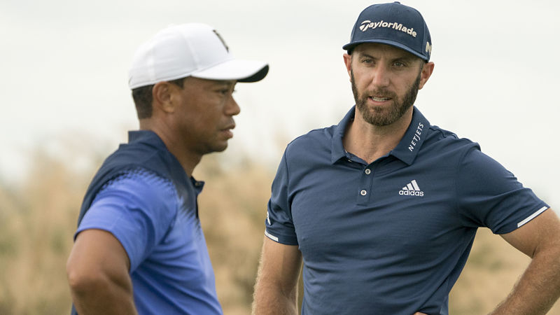 Tiger Woods, Dustin Johnson