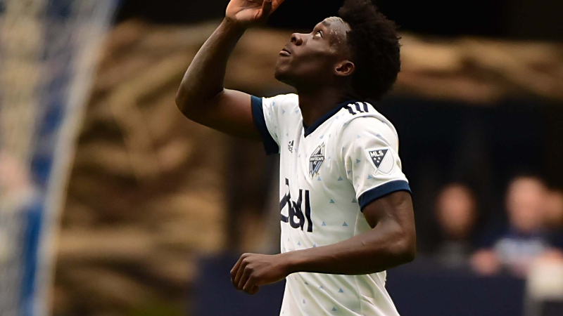 Vancouver Whitecaps midfielder Alphonso Davies