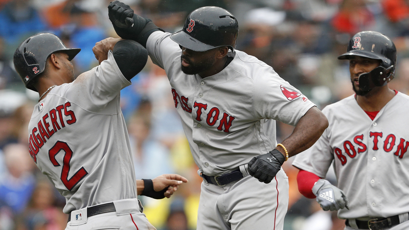 Red Sox outfielder Jackie Bradley Jr.