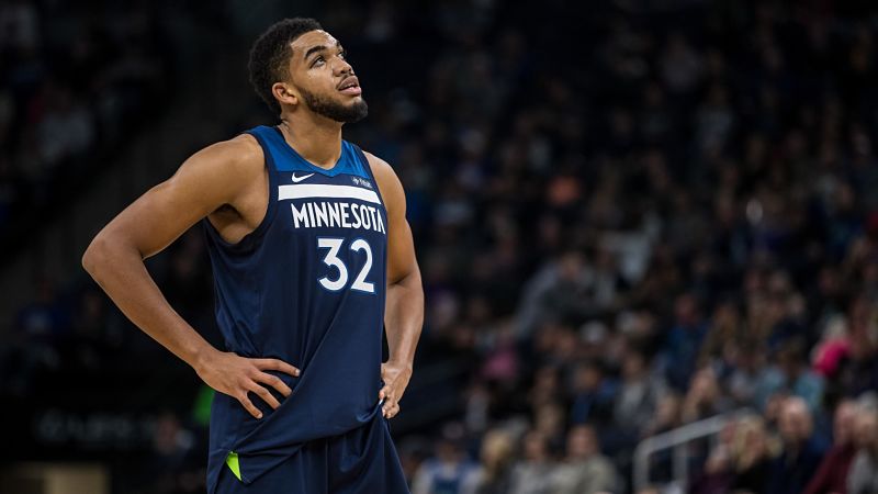 Minnesota Timberwolves forward Karl-Anthony Towns