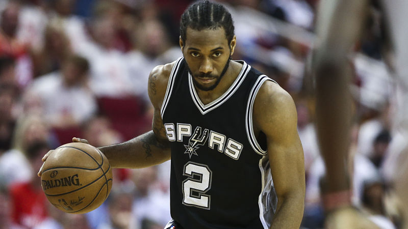 San Antonio Spurs forward Kawhi Leonard