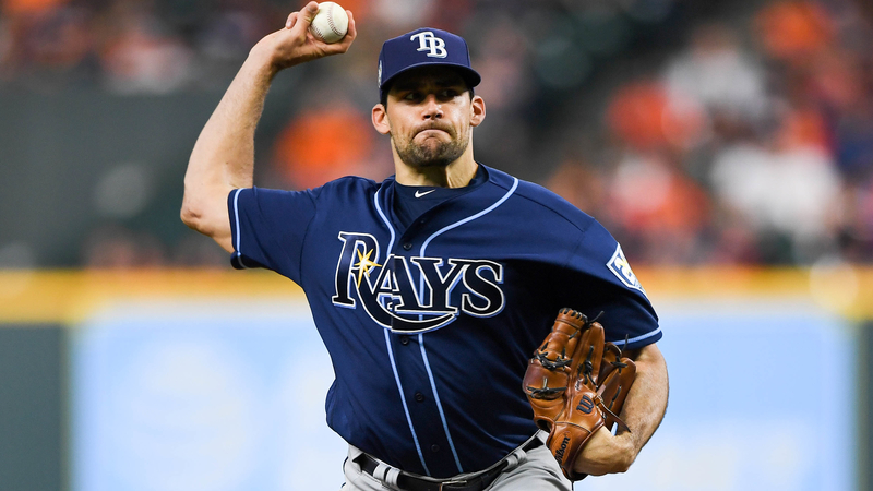 Rays pitcher Nathan Eovaldi