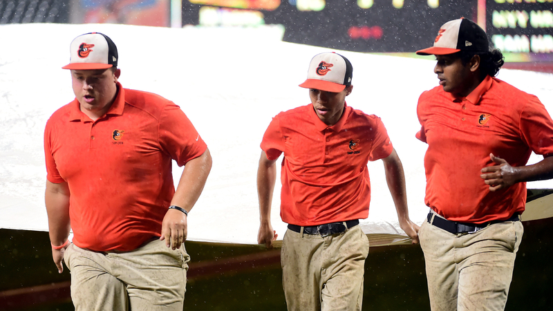 Orioles grounds crew