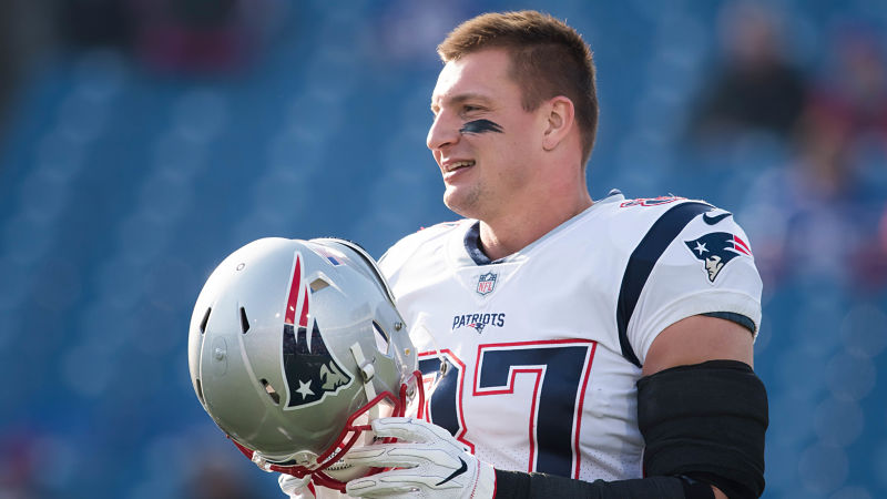 New England Patriots tight end Rob Gronkowski