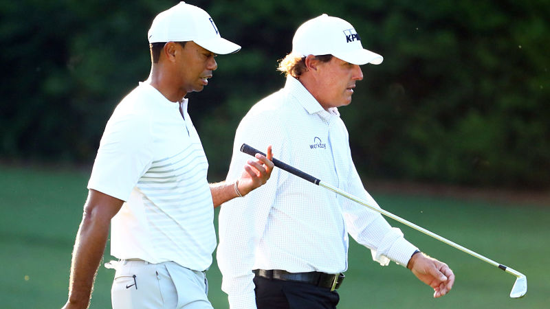 Tiger Woods, Phil Mickelson