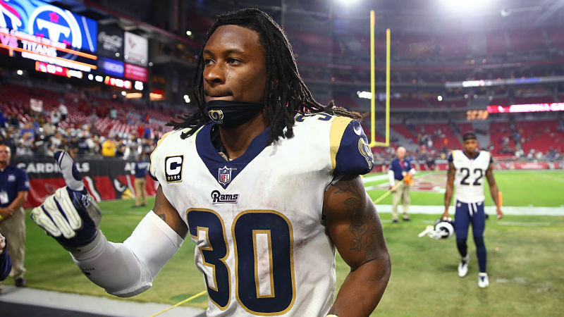 Los Angeles Rams running back Todd Gurley
