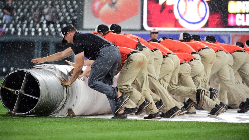 Orioles grounds crew