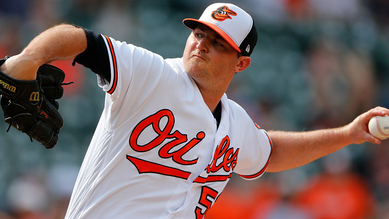 Baltimore Orioles pitcher Zach Britton