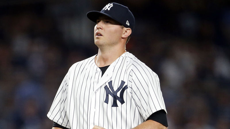 New York Yankees pitcher Zach Britton