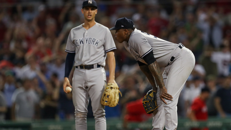 Yankees closer Aroldis Chapman