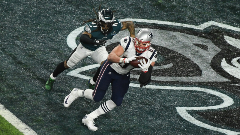 New England Patriots tight end Rob Gronkowski