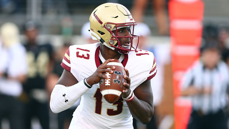 Boston College quarterback Troy Aikman