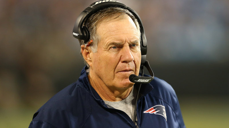 Patriots head coach Bill Belichick