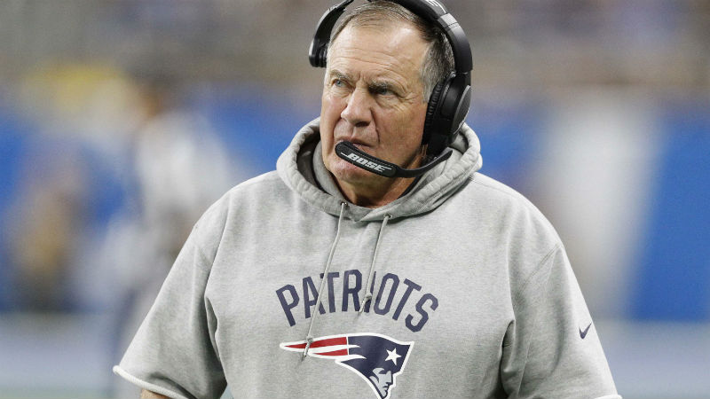 New England Patriots head coach Bill Belichick