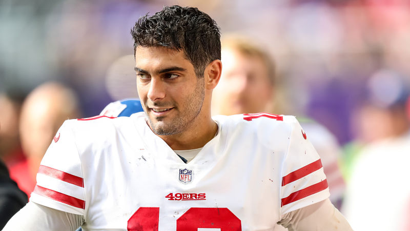 San Francisco 49ers quarterback Jimmy Garoppolo