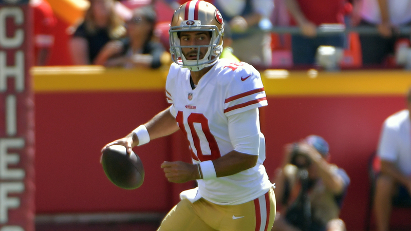 49ers quarterback Jimmy Garoppolo