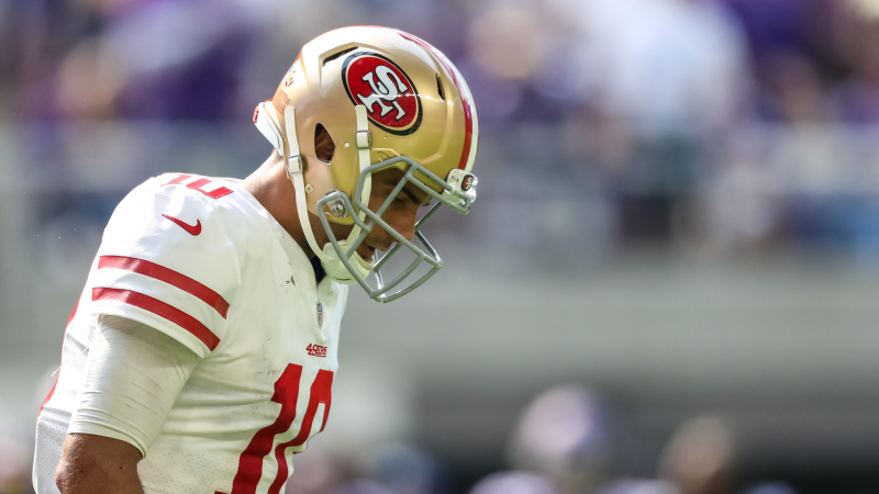 San Francisco 49ers quarterback Jimmy Garoppolo