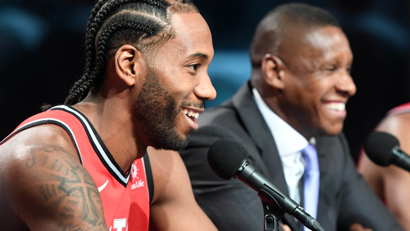 Toronto Raptors forward Kawhi Leonard