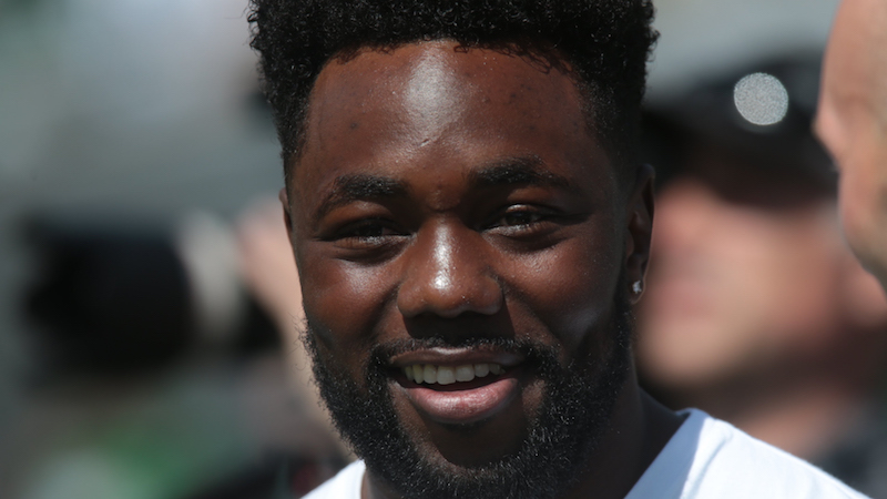 Patriots running back Kenjon Barner