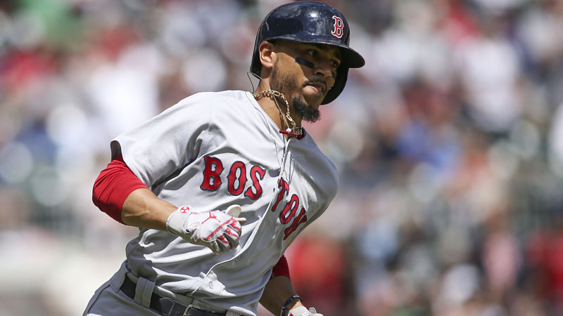 Boston Red Sox right fielder Mookie Betts